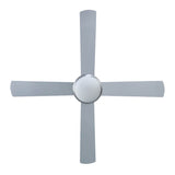 Devanti 52-Inch AC Motor Ceiling Fan with LED Light and Remote — Silver — Allure Home Collections