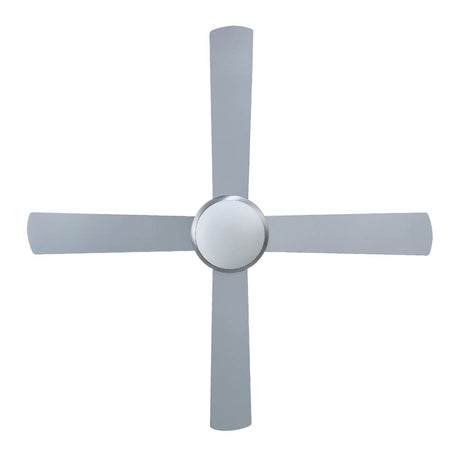 Devanti 52-Inch AC Motor Ceiling Fan with LED Light and Remote — Silver — Allure Home Collections