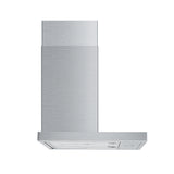 Underside of the rangehood showing the five layer aluminium grease filters