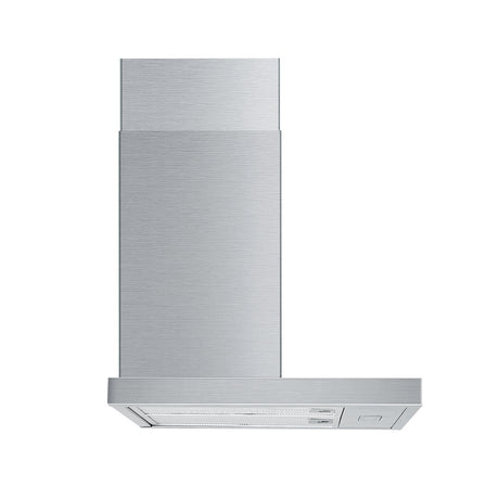 Underside of the rangehood showing the five layer aluminium grease filters