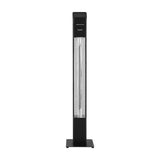 Top touch control panel and LED display on the tower heater