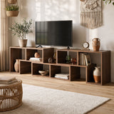 Zeehan Modular TV Stand, Walnut