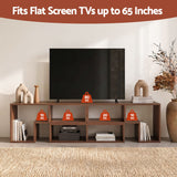 Zeehan Modular TV Stand, Walnut