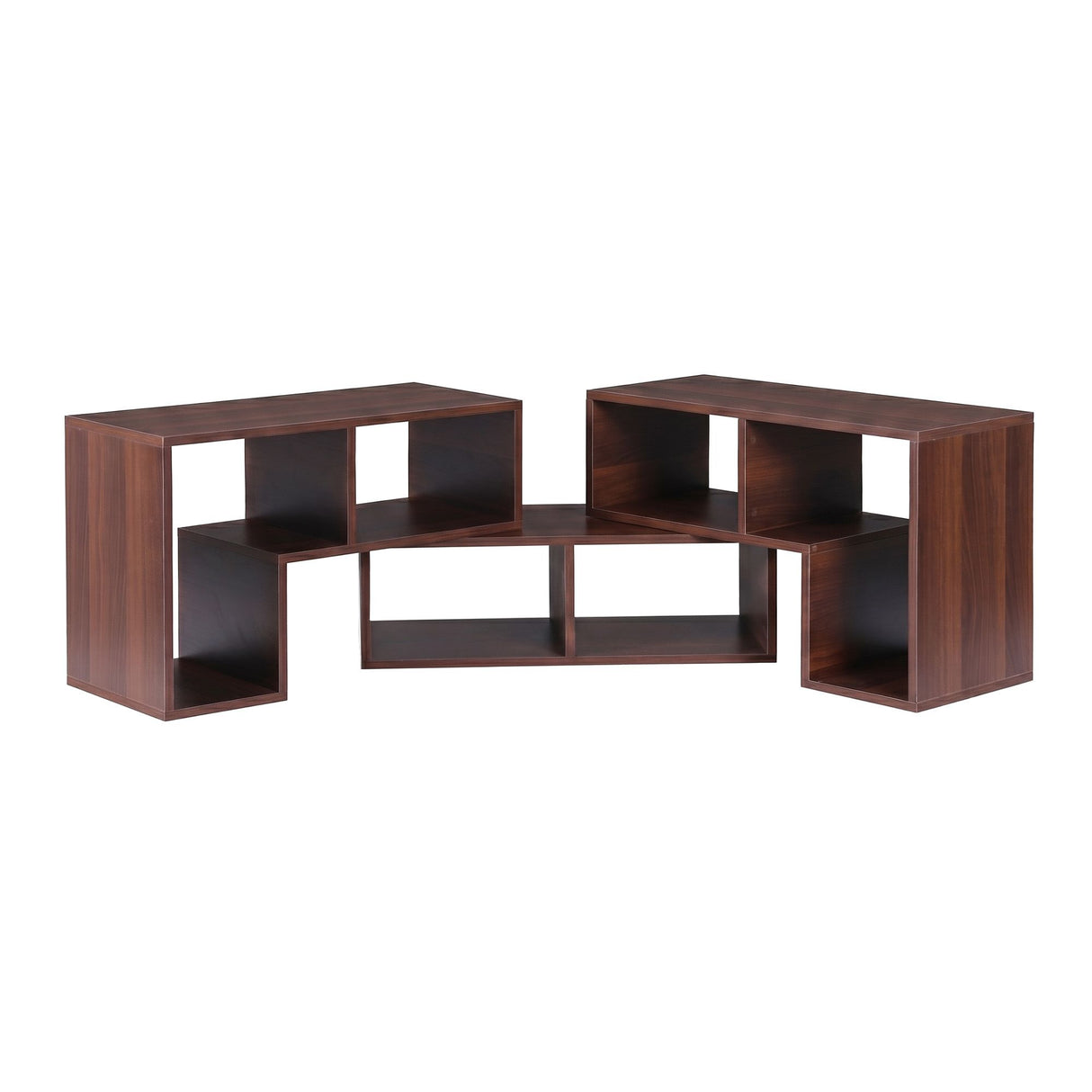 Zeehan Modular TV Stand, Walnut