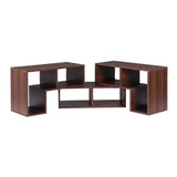 Zeehan Modular TV Stand, Walnut