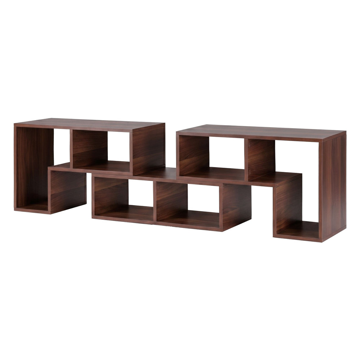 Zeehan Modular TV Stand, Walnut