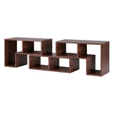 Zeehan Modular TV Stand, Walnut