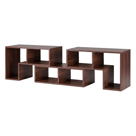 Zeehan Modular TV Stand, Walnut
