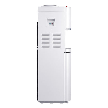 Child safety lock on the hot water control of the water dispenser