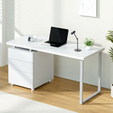 Artiss 140CM White Computer Desk with Drawers