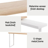 Artiss 140cm Computer Desk with 360-Degree Rotatable Bookshelf — Allure Home Collections