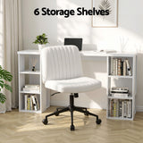 Bonython Office Desk, White 150cm