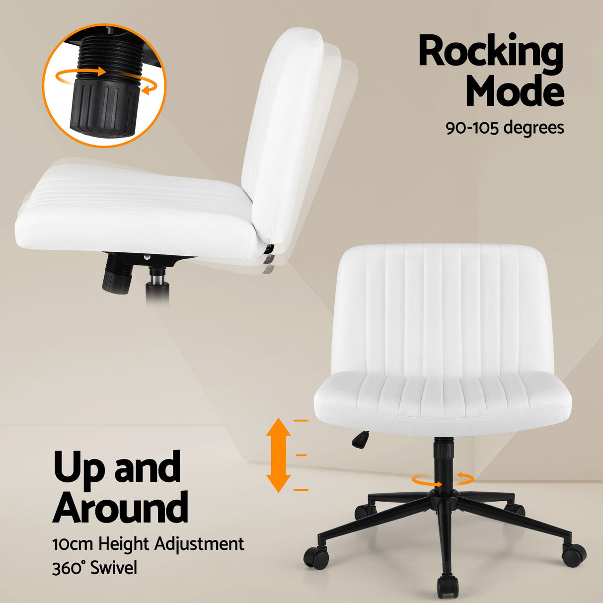 Bonython Office Desk, White 150cm