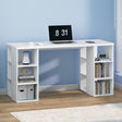 Artiss 150cm Modern White Computer Desk with Bookshelf — Allure Home Collections