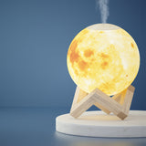 Devanti Aroma Diffuser Moon Lamp 880ml — 4-in-1 Aromatherapy, Humidifier, Purifier and Night Light — Allure Home Collections