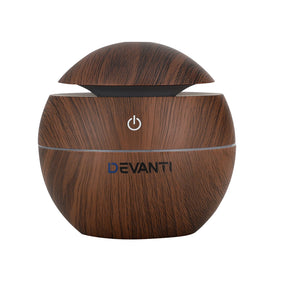Goult dark wood 130ml compact aroma diffuser with cool mist