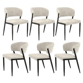 Tanunda beige linen dining chair in a modern dining room