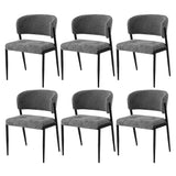 Tanunda grey linen dining chair in a modern dining room
