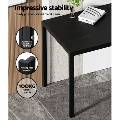 Bridgewater 7 Piece Dining Set, Black