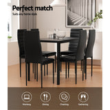 Bridgewater 7 Piece Dining Set, Black