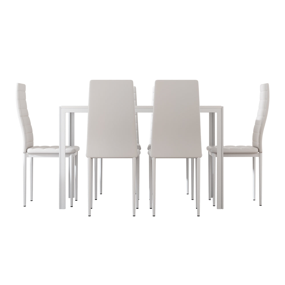 Bridgewater 7 Piece Dining Set, White