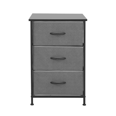 Wingello 3 Drawer Chest of Drawers, Grey 2pcs