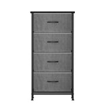 Artiss 4-Drawer Storage Dresser Tallboy in Grey — Metal Frame — Allure Home Collections