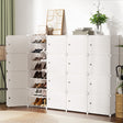 Artiss 16-Cube DIY Stackable White Shoe Rack Storage Unit — Allure Home Collections