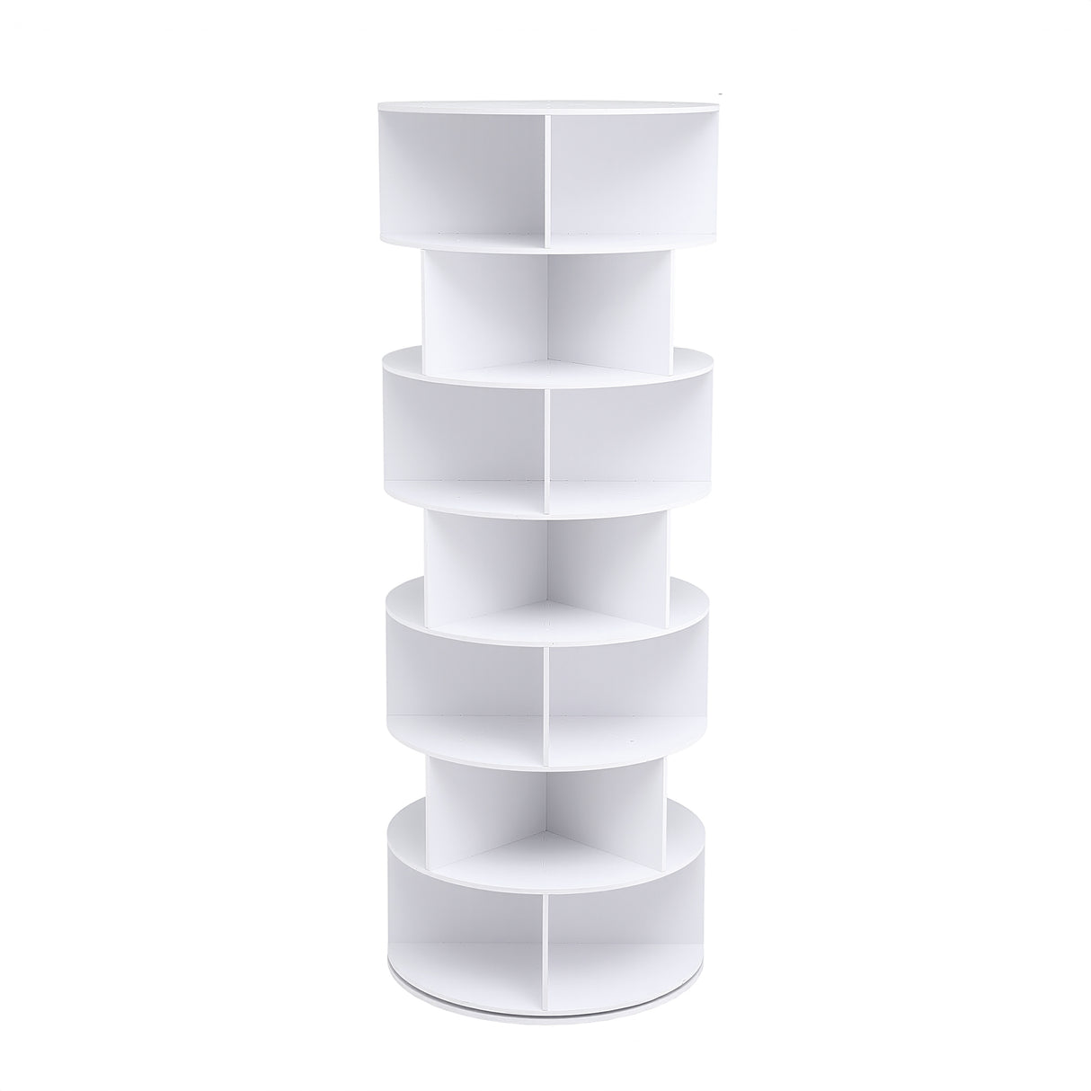Hamilton 7 Tier 360 Rotating Shoe Rack, White image 3
