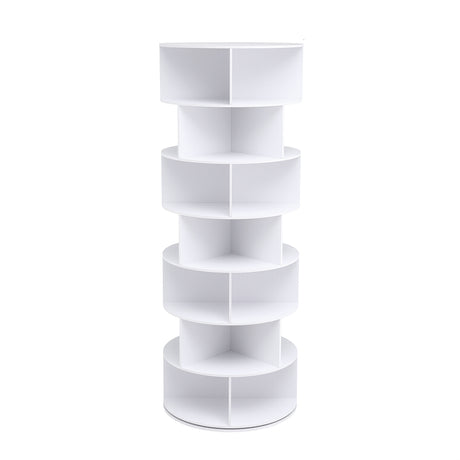Hamilton 7 Tier 360 Rotating Shoe Rack, White image 3