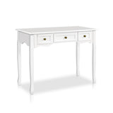 Artiss Hamptons French Provincial Console Table — White, 3 Drawers — Allure Home Collections