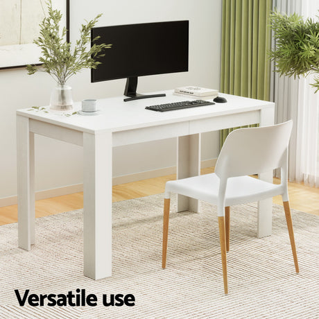 Basket Range 5 Piece Dining Set, White