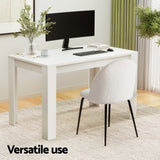Basket Range 5 Piece Dining Set, White Sherpa