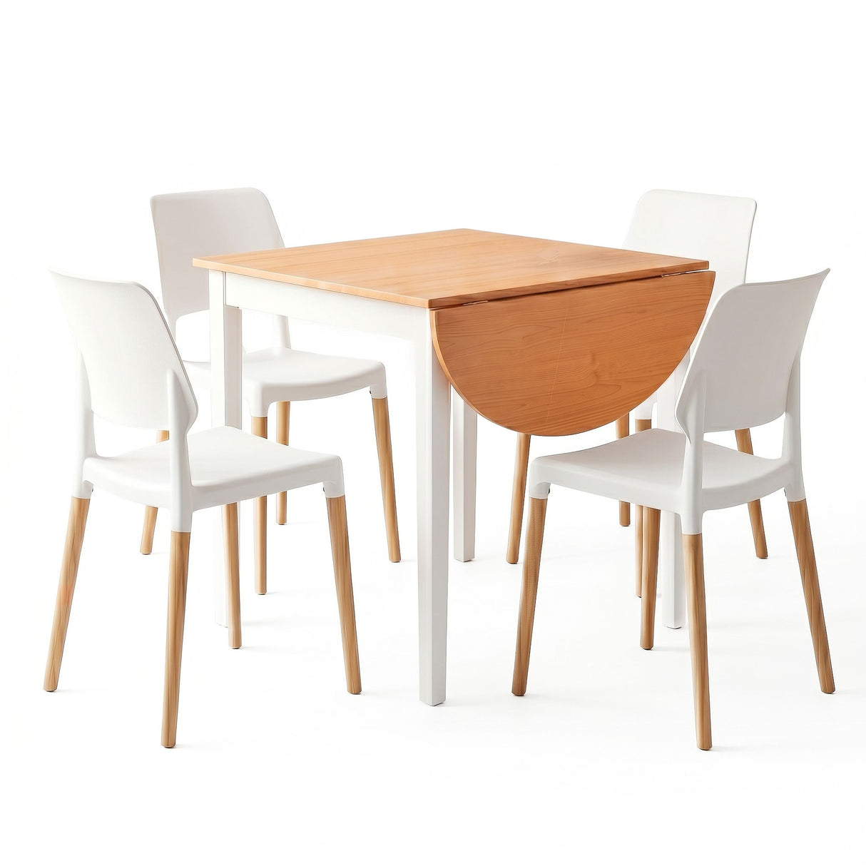 Balhannah pine and white dining set in a modern dining room