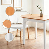 Balhannah 5 Piece Dining Set, Pine and White
