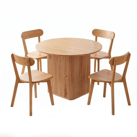 Balhannah natural timber dining set in a modern dining room