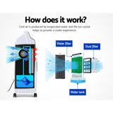 Devanti 8L Evaporative Air Cooler and Humidifier with Remote Control