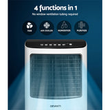 Devanti 4-in-1 Evaporative Air Cooler Conditioner with 8L Tank