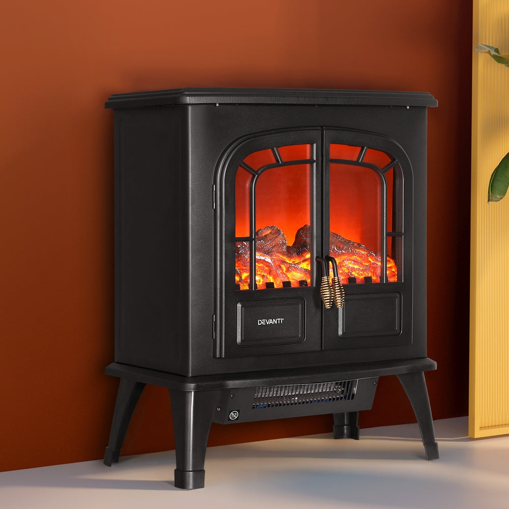 Dimension diagram of the electric fireplace heater, 50 x 26 x 63.5 cm