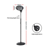 Idro Electric Patio Heater, 2000W, Freestanding