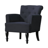 Artiss Charcoal Lothair Wingback Armchair