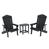 Gardeon HDPE 3-Piece Adirondack Patio Set