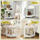Shorncliffe 3 Piece Beach Table and Chairs Set, White