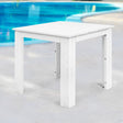 Gardeon Outdoor Coffee Side Table — Eco-Friendly Timber, Water-Based Paint, White — Allure Home Collections