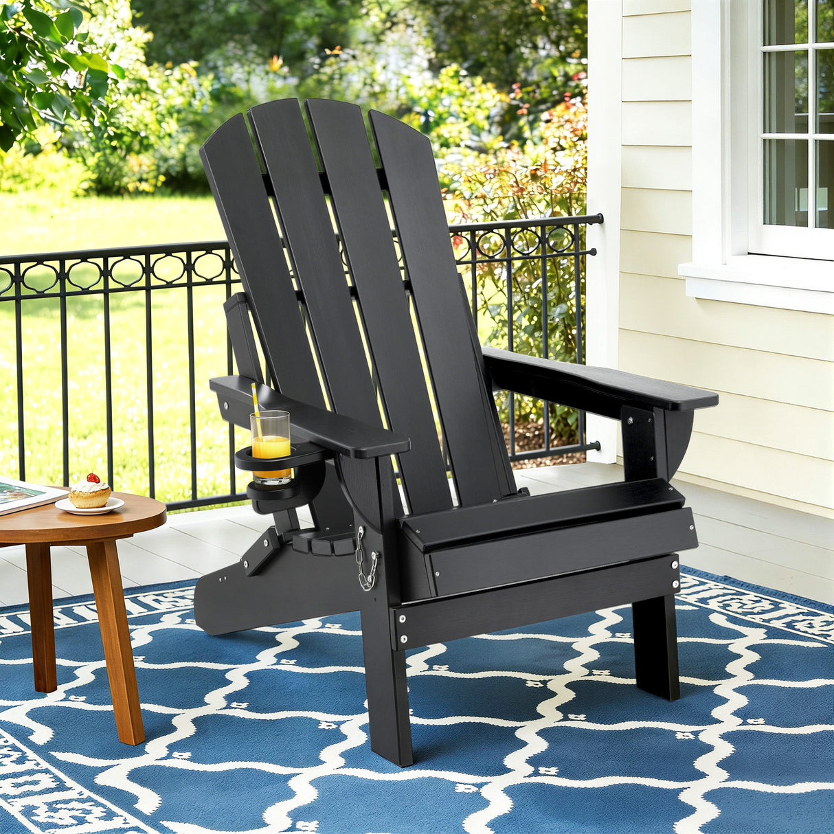 Moruya Adirondack Chair, Black image 1