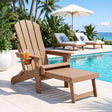 Narrawallee Folding Adirondack Chair, Khaki