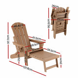 Narrawallee Folding Adirondack Chair, Khaki