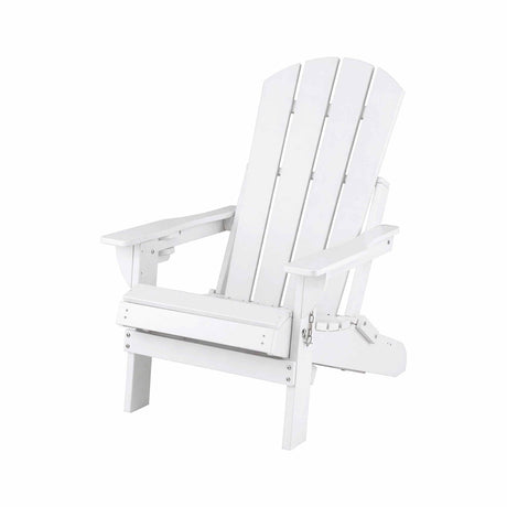 Warilla Folding Adirondack Chair White image 3