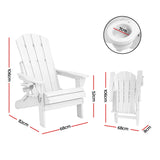 Moruya Adirondack Chair, White image 2