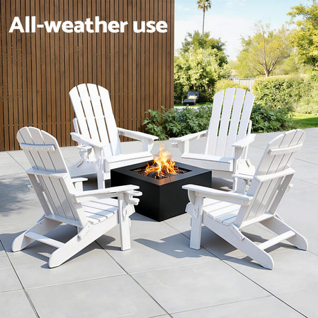 Moruya Adirondack Chair, White image 8